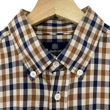 Load image into Gallery viewer, Aquascutum House Check Long Sleeved Shirt - Large (L) PTP 21.75"