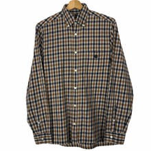Load image into Gallery viewer, Aquascutum House Check Long Sleeved Shirt - Small (S) PTP 19.75"