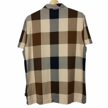 Load image into Gallery viewer, Aquascutum Block Check Short Sleeved Polo - Medium (M) PTP 20.25"