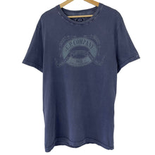 Load image into Gallery viewer, C.P Company Navy Blue Short Sleeved Logo T-Shirt - Double Extra Large (XXL) PTP 22"