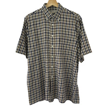 Load image into Gallery viewer, Aquascutum House Check Short Sleeved Shirt - Large (L) PTP 24.75"