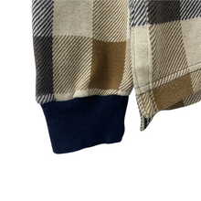 Load image into Gallery viewer, Aquascutum Block Check Long Sleeved Rugby Shirt - Large (L) PTP 22.75"