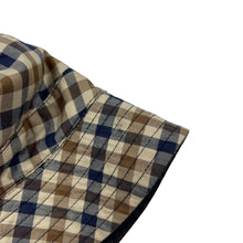 Load image into Gallery viewer, Aquascutum House Check / Navy Reversible Bucket Hat - One Size Fits All