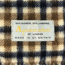 Load image into Gallery viewer, Aquascutum Classic House Check Cashmere / Lambswool Scarf - One Size Fits All