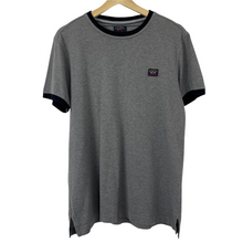 Load image into Gallery viewer, Paul and Shark Grey Short Sleeved Logo T-Shirt - Large (L) PTP 20.75"