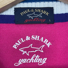 Load image into Gallery viewer, Paul and Shark Blue Crew Neck Sweater - Large (L) PTP 23.5"