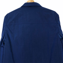 Load image into Gallery viewer, Paul and Shark Blue Nylon Shimmer Overshirt - Medium (M) PTP 21.25"