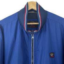 Load image into Gallery viewer, Paul and Shark Blue Zip Up Bomber Jacket - Double Extra Large (XXL) PTP 27.25"
