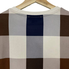 Load image into Gallery viewer, Aquascutum Block Check Short Sleeved T-Shirt - Large (L) PTP 21.25"