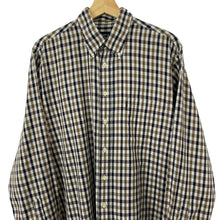 Load image into Gallery viewer, Aquascutum House Check Long Sleeved Shirt - Large (L) PTP 24.5"