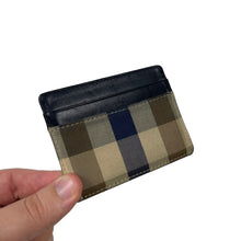 Load image into Gallery viewer, Aquascutum Classic Block Check Card Holder Wallet