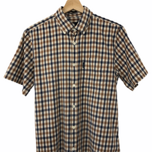 Load image into Gallery viewer, Aquascutum House Check Short Sleeved Shirt - Medium (M) PTP 20.5"
