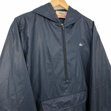Load image into Gallery viewer, Vintage Lacoste Navy Half Zip Cagoule - Medium (M) PTP 22.5"