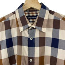 Load image into Gallery viewer, Aquascutum Block Check Long Sleeved Shirt - Medium (M) PTP 20.5"