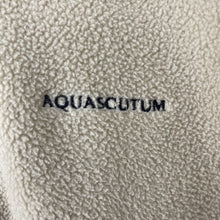 Load image into Gallery viewer, Aquascutum Cream Half Zip Pullover Fleece - Medium (M) PTP 24.75"