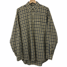 Load image into Gallery viewer, Aquascutum House Check Long Sleeved Shirt - Medium (M) PTP 22"