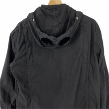 Load image into Gallery viewer, C.P Company Black Goggle Hooded Overshirt - Large (L) PTP 21"
