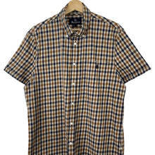 Load image into Gallery viewer, Aquascutum House Check Short Sleeved Shirt - Extra Large (XL) PTP 22"