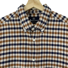 Load image into Gallery viewer, Aquascutum House Check Flannel Long Sleeved Shirt - Double Extra Large (XXL) PTP 23.25"