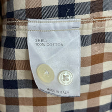 Load image into Gallery viewer, Aquascutum House Check Long Sleeved Shirt - Medium (M) PTP 21.75"