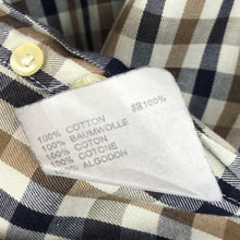 Load image into Gallery viewer, Aquascutum House Check Long Sleeved Shirt - Medium (M) PTP 23.5"