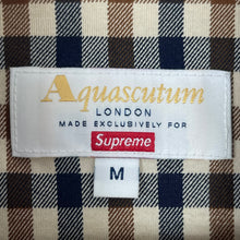 Load image into Gallery viewer, Aquascutum x Supreme House Check Long Sleeved Polo - Medium (M) PTP 21.25"