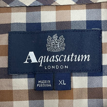 Load image into Gallery viewer, Aquascutum House Check Short Sleeved Shirt - Extra Large (XL) PTP 22"