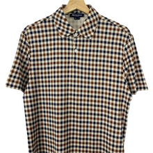 Load image into Gallery viewer, Aquascutum House Check Short Sleeved Polo - Large (L) PTP 20.75"