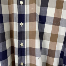 Load image into Gallery viewer, Aquascutum Block Check Long Sleeved Shirt - Medium (M) PTP 23"