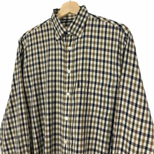 Load image into Gallery viewer, Aquascutum House Check Long Sleeved Shirt - Medium (M) PTP 23.25"