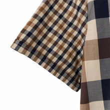 Load image into Gallery viewer, Aquascutum Check Short Sleeved Shirt - Large (L) PTP 21.75"