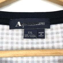 Load image into Gallery viewer, Aquascutum House Check Short Sleeved T-Shirt - Double Extra Large (XXL) PTP 24"