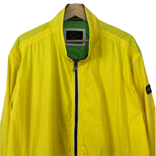 Load image into Gallery viewer, Paul and Shark Yellow Zip Up Jacket - Triple Extra Large (XXXL) PTP 27.75"