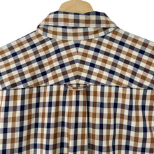 Load image into Gallery viewer, Aquascutum House Check Long Sleeved Shirt - Large (L) PTP 21.5"