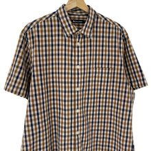 Load image into Gallery viewer, Aquascutum House Check Short Sleeved Shirt - Extra Large (XL) PTP 22"