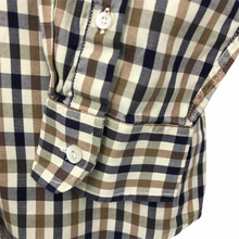 Load image into Gallery viewer, Aquascutum House Check Long Sleeved Shirt - Large (L) PTP 24.5"