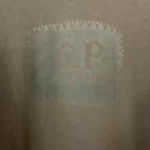 Load image into Gallery viewer, C.P Company Khaki Green Crew Neck Logo Sweater - Extra Large (XL) PTP 23"