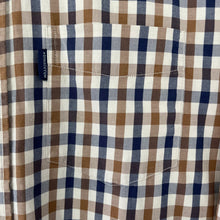 Load image into Gallery viewer, Aquascutum House Check Long Sleeved Shirt - Large (L) PTP 21.75"