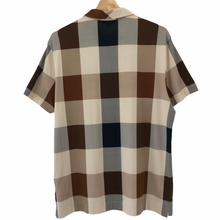 Load image into Gallery viewer, Aquascutum Block Check Short Sleeved Polo - Large (L) PTP 20.75"