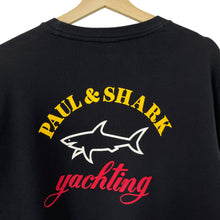 Load image into Gallery viewer, Paul and Shark Black Tyhoon 2000 Sweater - Extra Large (XL) PTP 24"