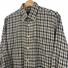 Load image into Gallery viewer, Aquascutum House Check Long Sleeved Shirt - Medium (M) PTP 23.5"