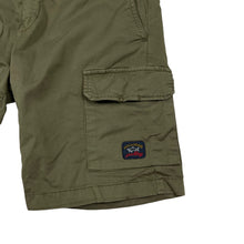 Load image into Gallery viewer, Paul and Shark Khaki Bermuda Cargo Shorts - W 32"