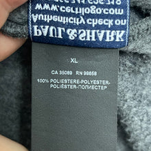 Load image into Gallery viewer, Paul and Shark Grey Zip Up Fleece Track Top - Extra Large (XL) PTP 26"