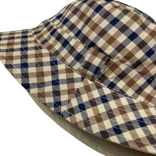 Load image into Gallery viewer, Aquascutum House Check / Beige Reversible Bucket Hat - One Size Fits All