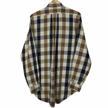 Load image into Gallery viewer, Aquascutum Block Check Long Sleeved Shirt - Small (S) PTP 22"