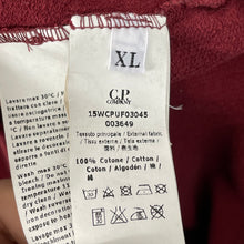 Load image into Gallery viewer, C.P Company Red Crew Neck Logo Sweater - Extra Large (XL) PTP 23"