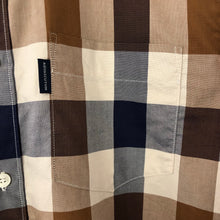 Load image into Gallery viewer, Aquascutum Block Check Long Sleeved Shirt - Large (L) PTP 21.75"