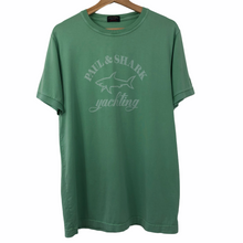 Load image into Gallery viewer, Paul and Shark Green Short Sleeved Logo T-Shirt - Extra Large (XL) PTP 21"