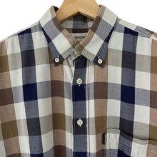 Load image into Gallery viewer, Aquascutum Block Check Short Sleeved Shirt - Large (L) PTP 24.5"