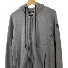 Load image into Gallery viewer, Paul and Shark Grey Full Zip Logo Hoody - Large (L) PTP 21"